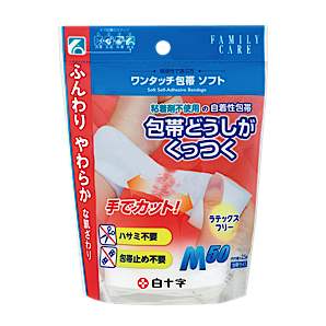 FC ワンタッチ包帯ソフト Mサイズ（50㎜×3ｍ）